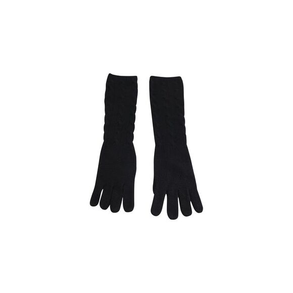 Ralph Lauren Purple Label Collection Long Gloves in Black...